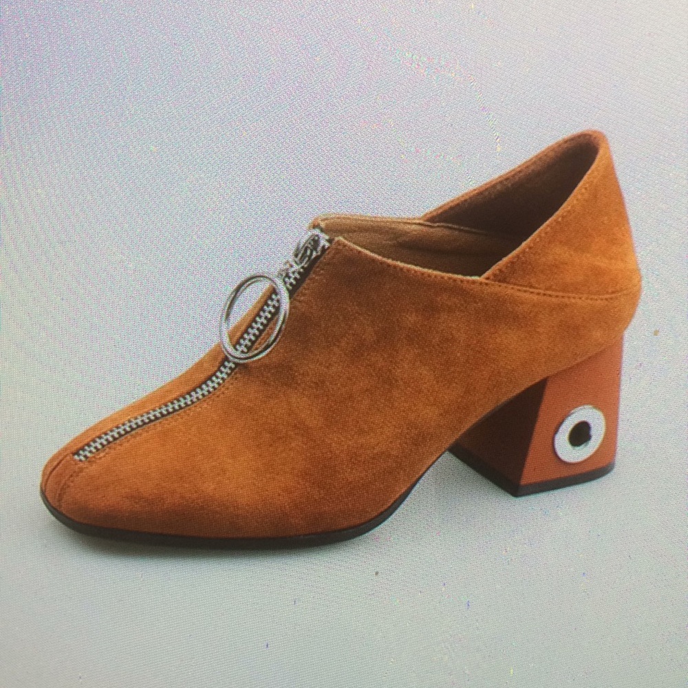 Unique block heel shoes